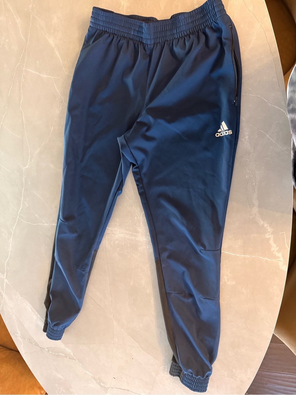 adidas Navy Blue and black Athletic Joggers